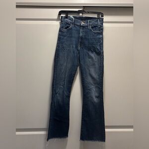 MOTHER The Hustler Ankle Fray, size 26